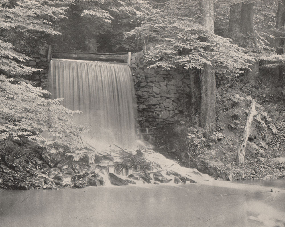 Independence Falls, Darby Creek, near Philadelphia, Pennsylvania 1895 print